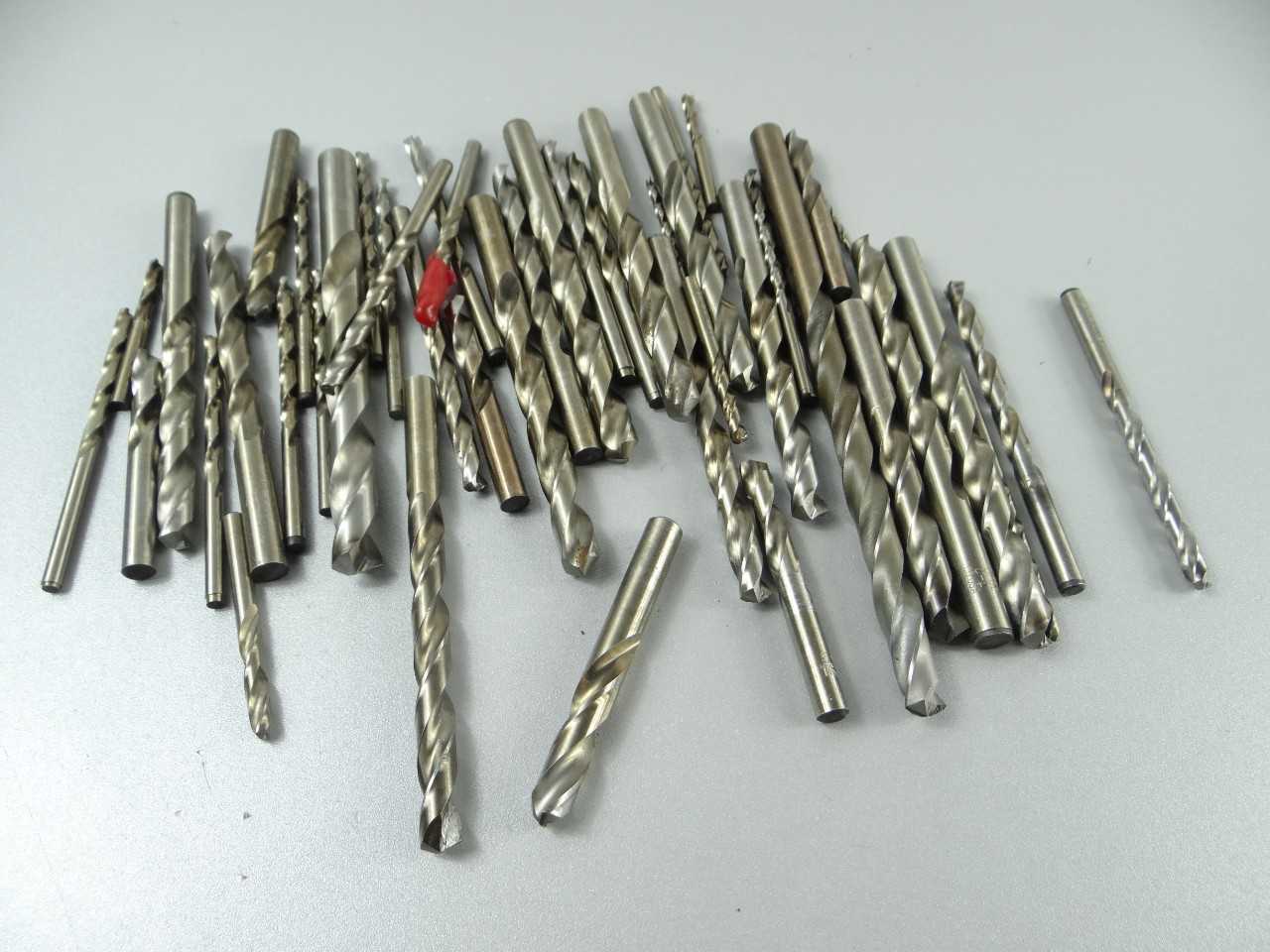 Lot of 46 Assorted HSCO Twist Drills - MACHINING EQUIPMENT PARTS
