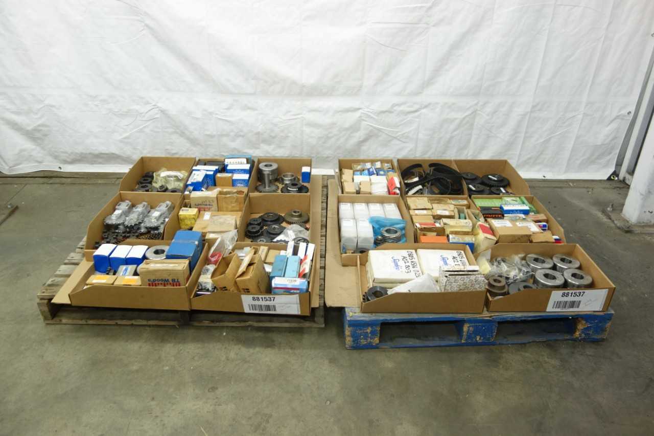 2 PALLETS OF ASSORTED POWER TRANSMISSION REPLACEMENT PARTS - POWER TRANSMISSION