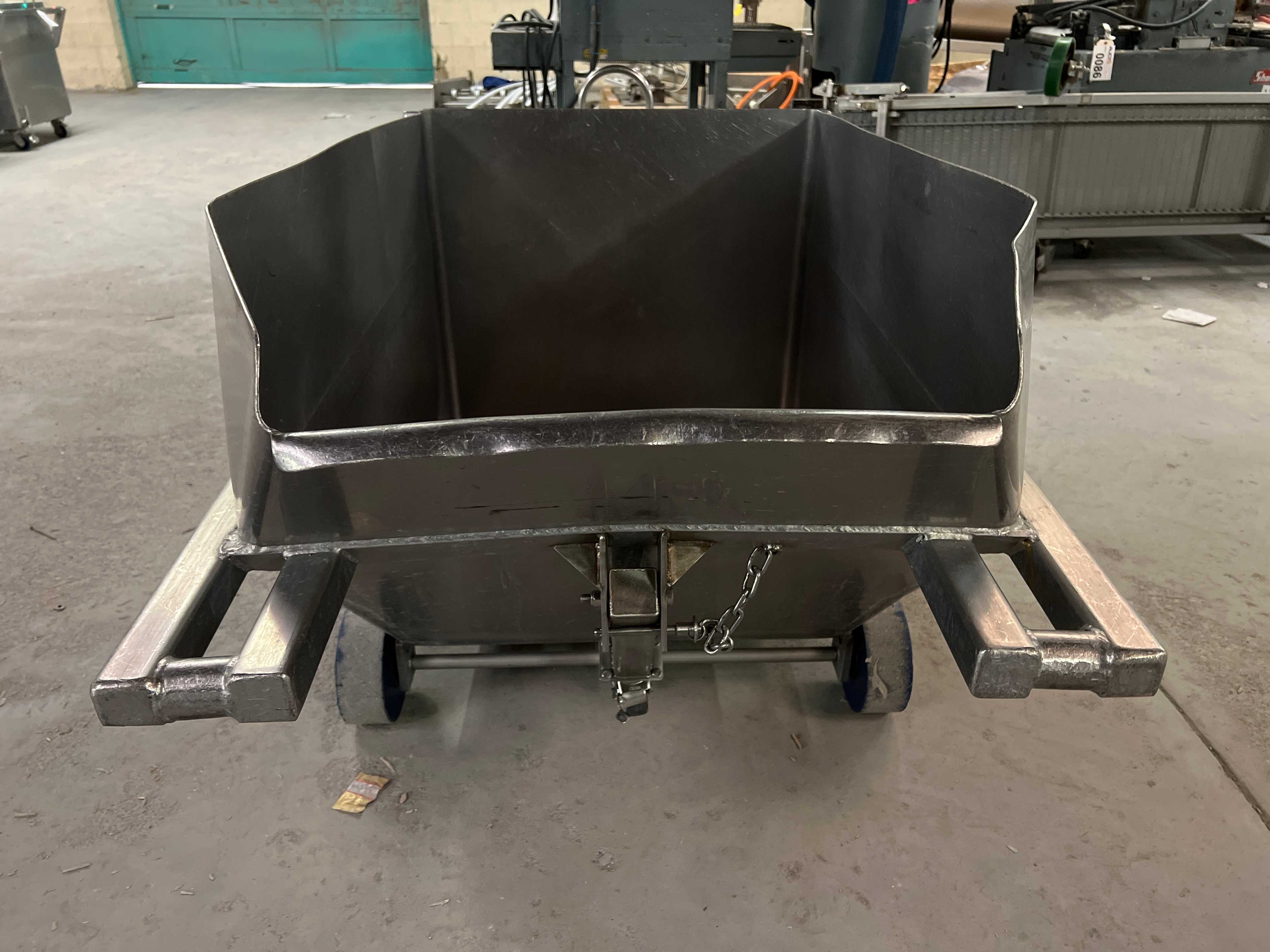 Stainless Steel Dump Cart Hopper