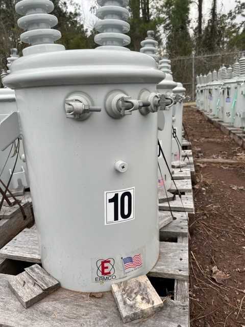 Lot of 47-10 KVA Pole Mounted Transformer - CONTROL TRANSFORMERS