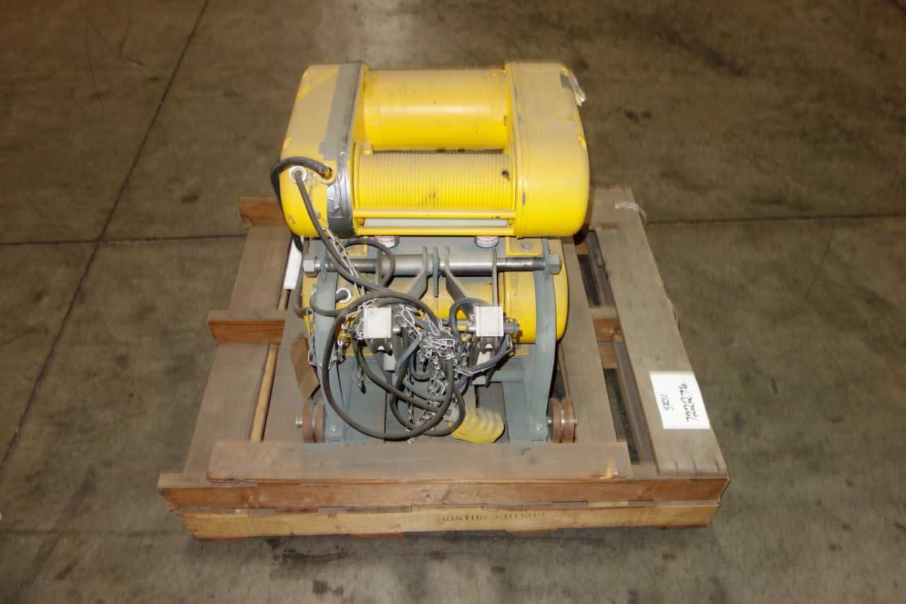 DAVID ROUND ELECTRIC HOIST 34FPM 1-1/2HP 55 - LIFTING EQUIPMENT