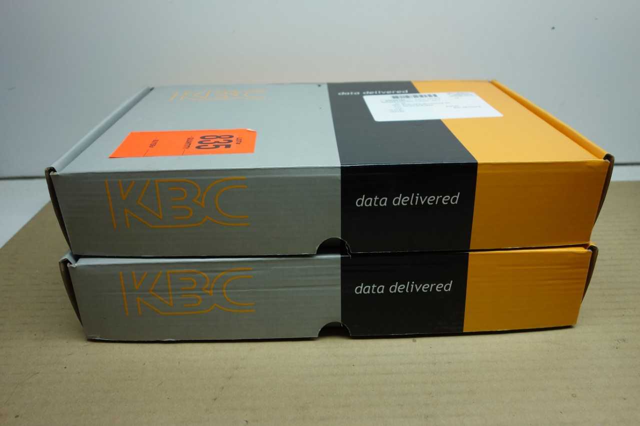 LOT OF 2 KBC FIBER OPTIC RECEIVERS - ELECTRICAL COMPONENTS