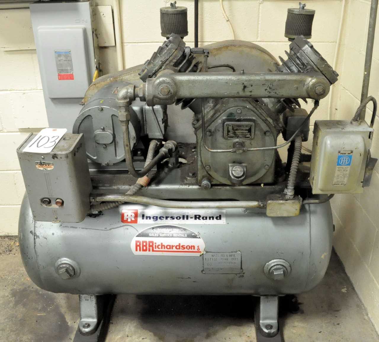 Ingersoll Rand 5-HP Horizontal Tank Mounted Air Compressor - AIR COMPRESSORS