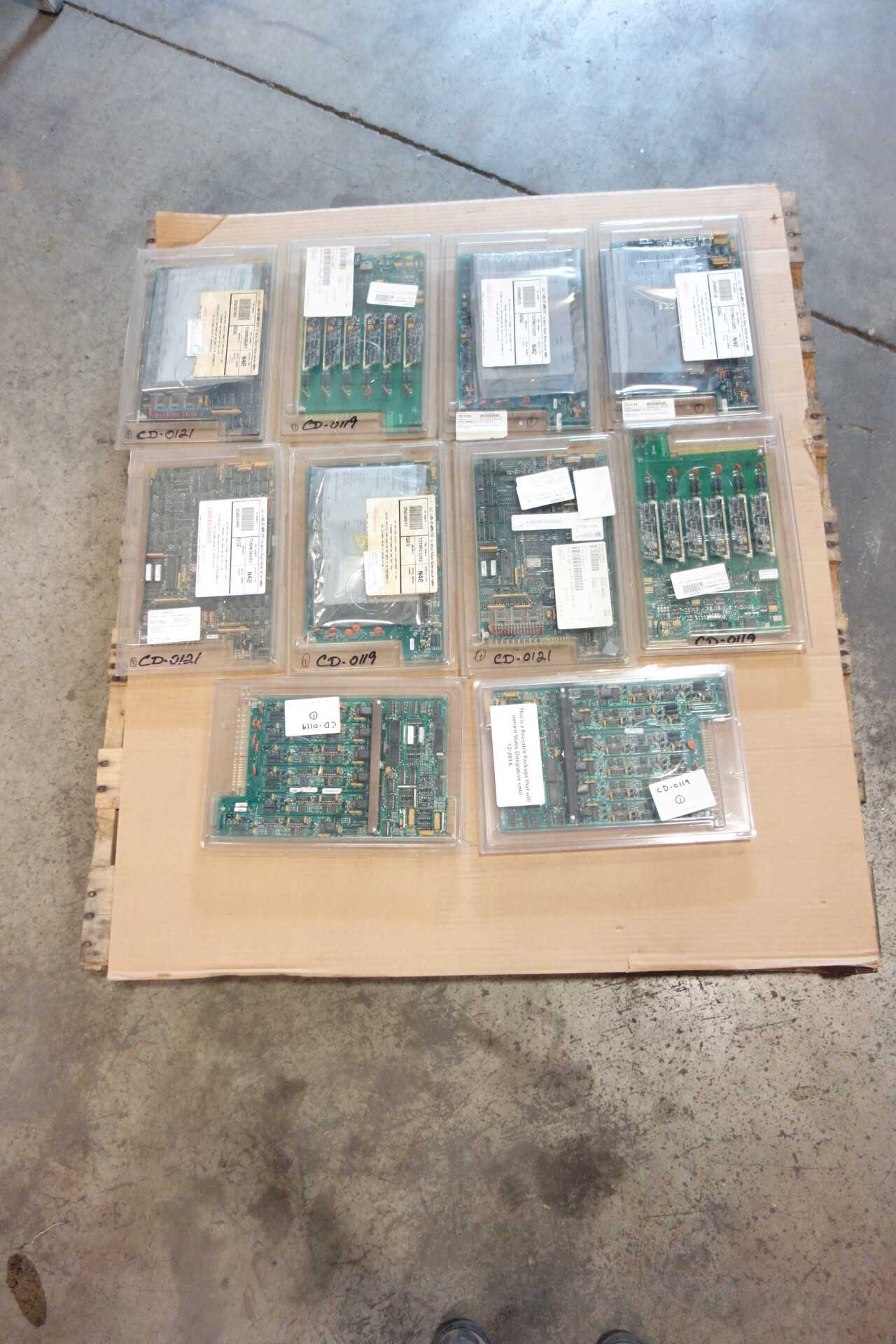 LOT OF ASSORTED WESTINGHOUSE PCB CIRCUIT BOARDS - AUTOMATION & CONTROLS