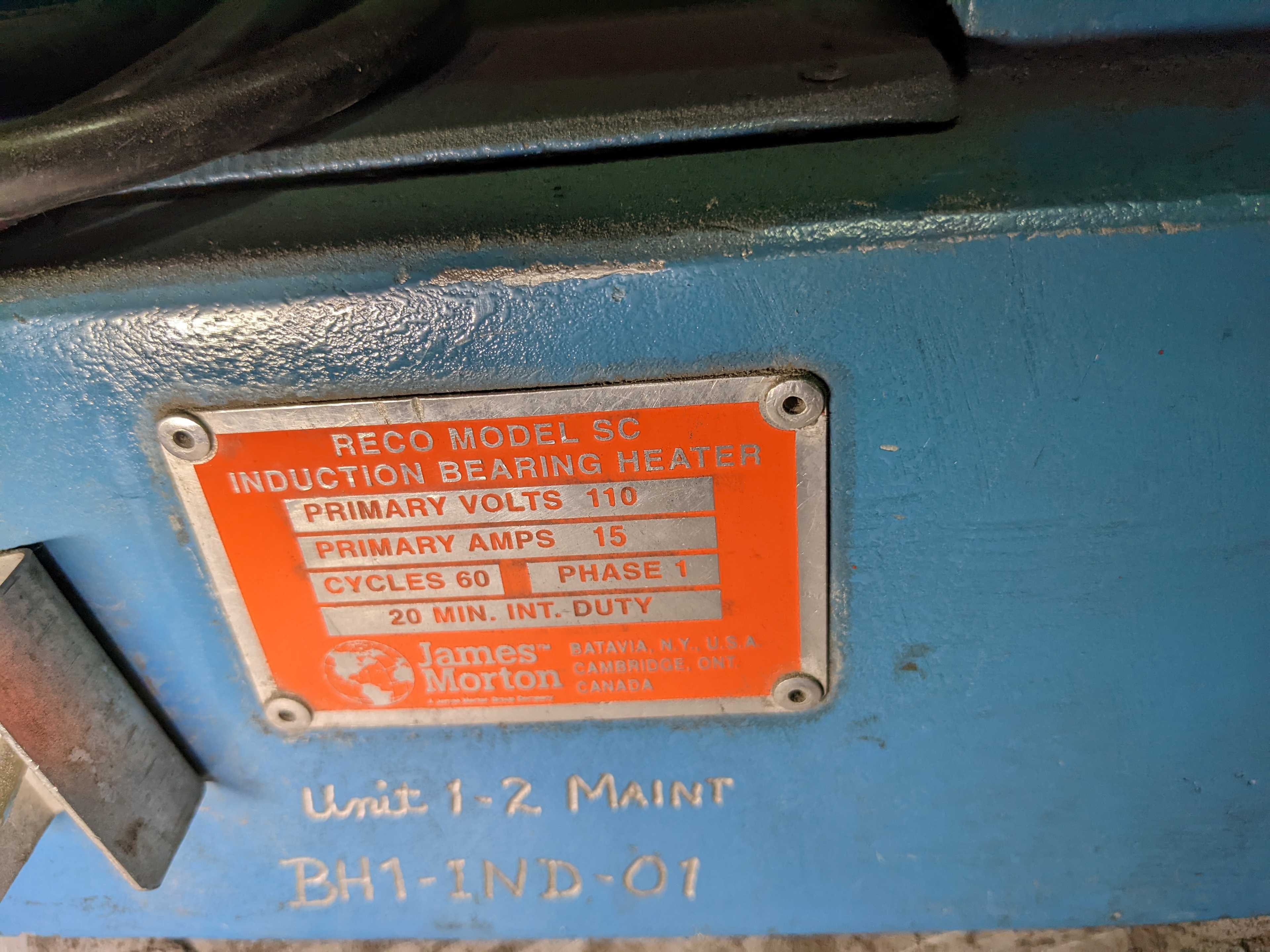 INDUCTION BEARING HEATER - INDUSTRIAL PARTS
