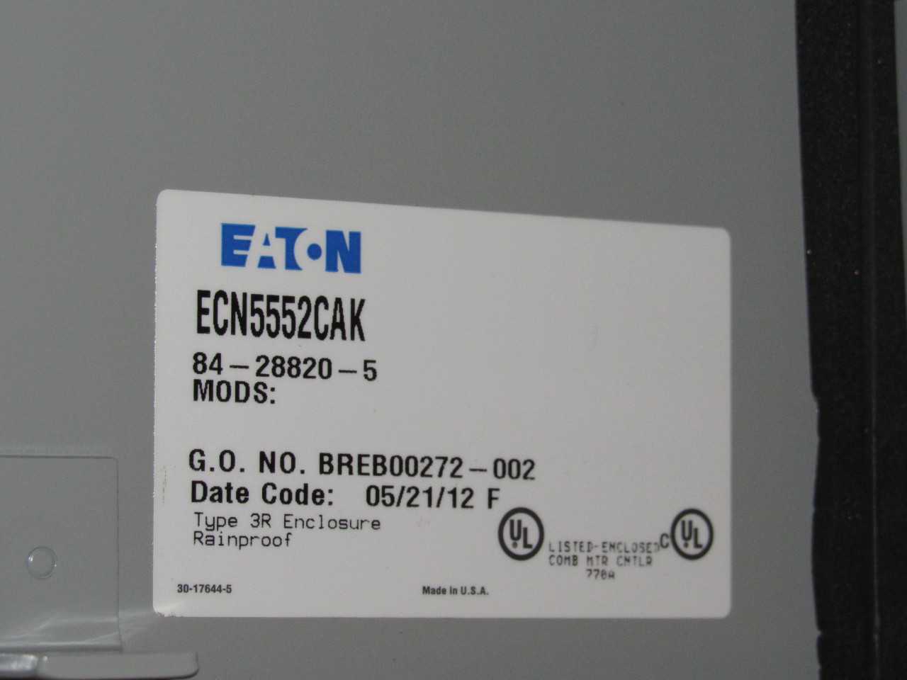 Eaton ECN - CIRCUIT BREAKERS