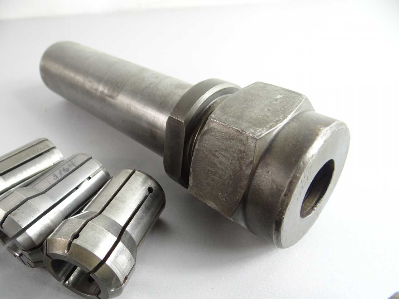 Lot of 11 DA400 Collets With Collet Chuck - MACHINING ACCESSORIES & TOOLING
