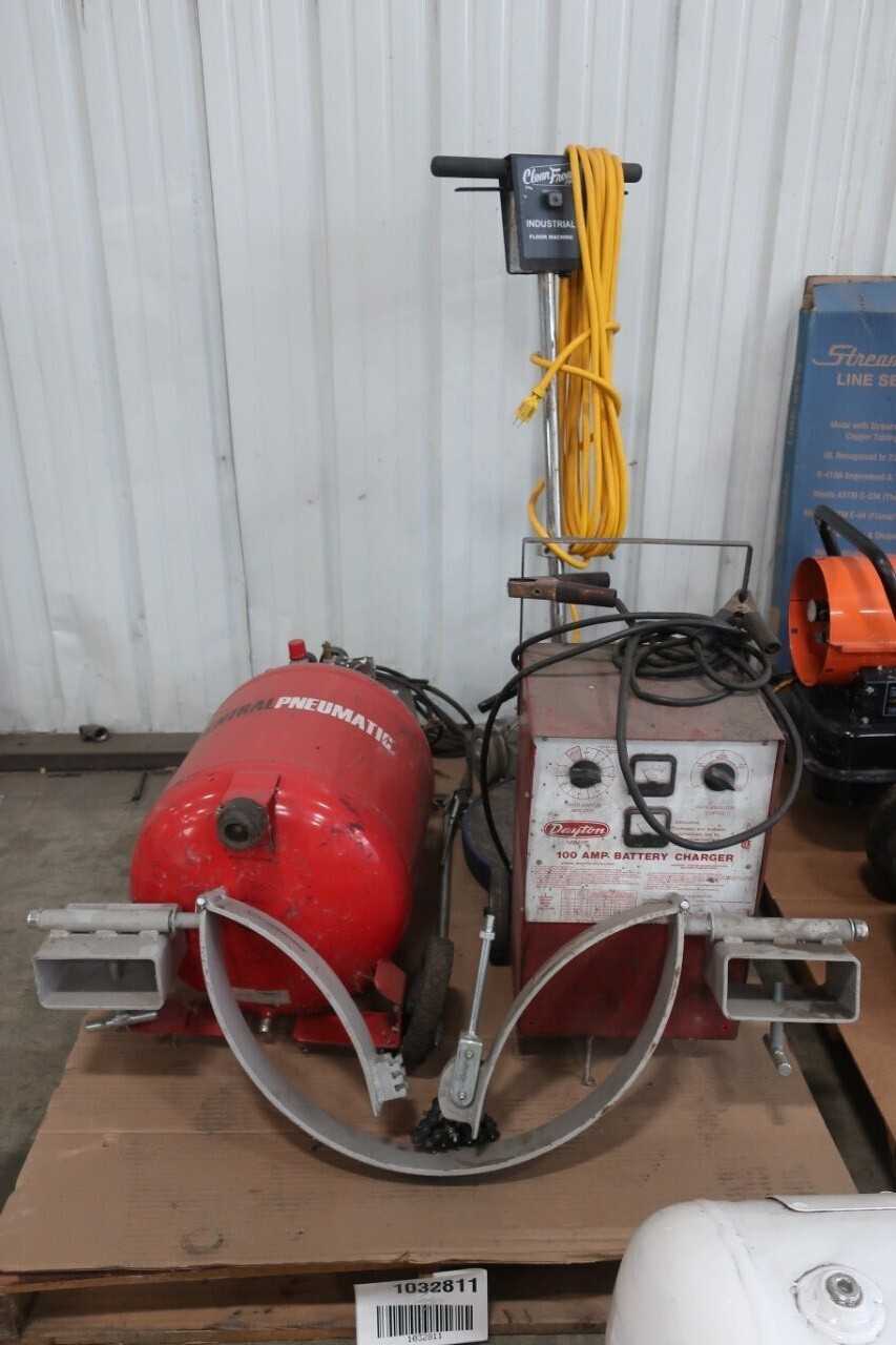 3 PALLETS OF ASSORTED SHOP EQUIPMENT - ELECTRIC POWER TOOLS