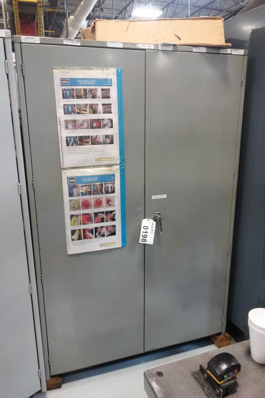 Cabinet with contents - INDUSTRIAL PARTS