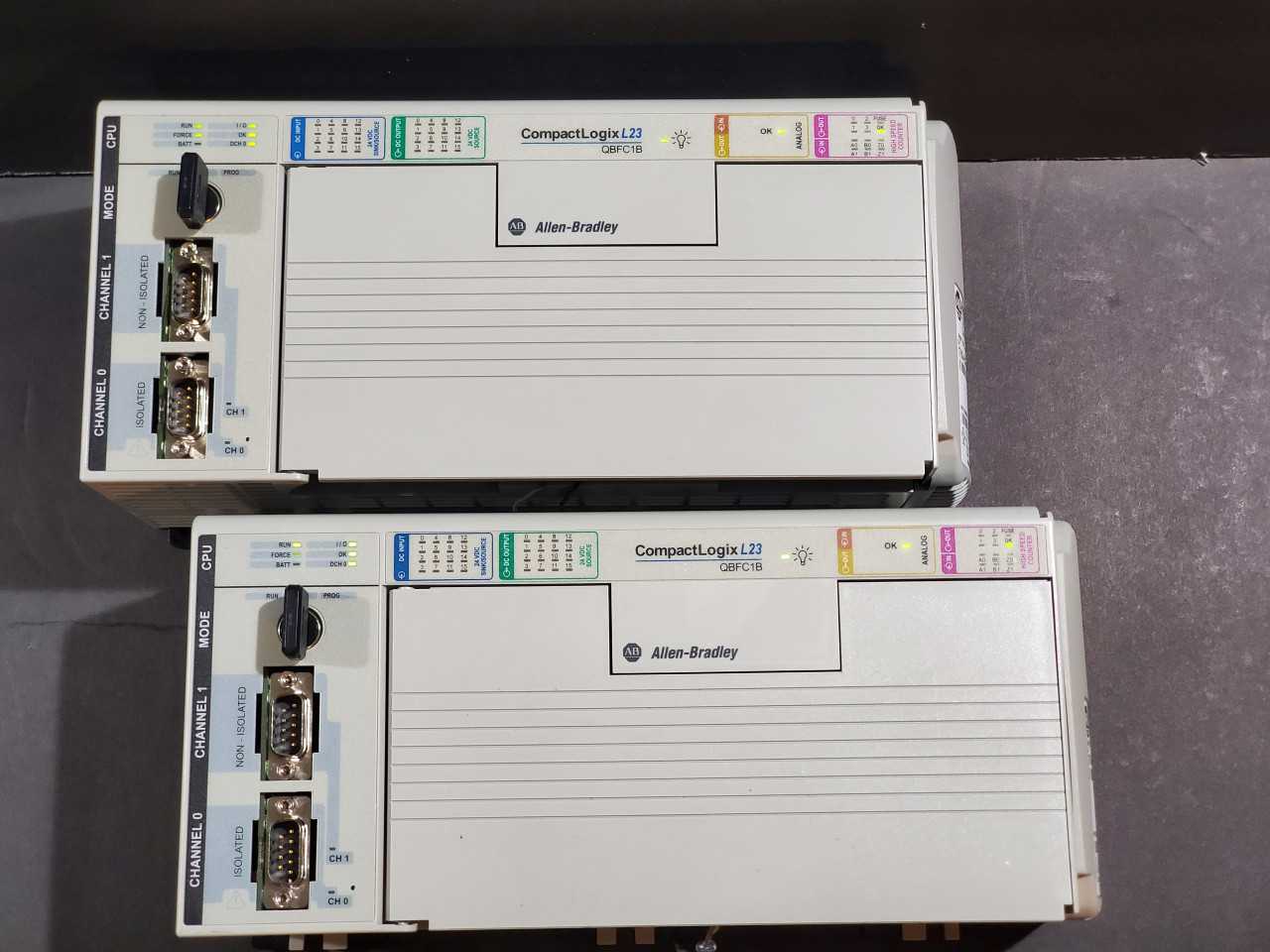 Lot of 2 Allen Bradley 1769-L23 QBFC1B - AUTOMATION & CONTROLS