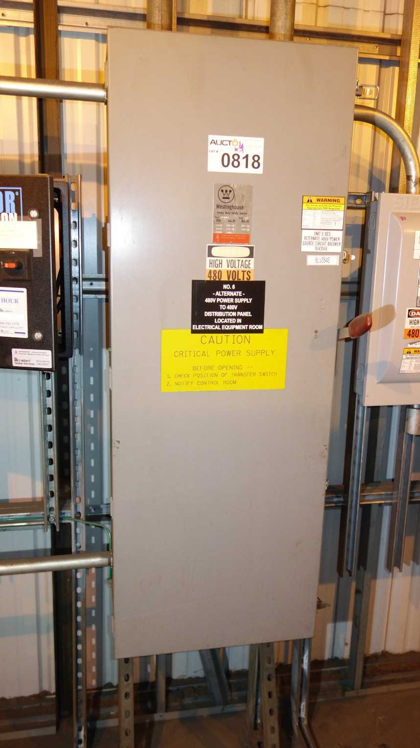 LOT OF 4 ASSORTED 600A DISCONNECT SWITCH, 200A, 400A, 100A, SIEMENS, WESTINGHOUSE DELAYED REMOVAL - DISCONNECT SWITCHES