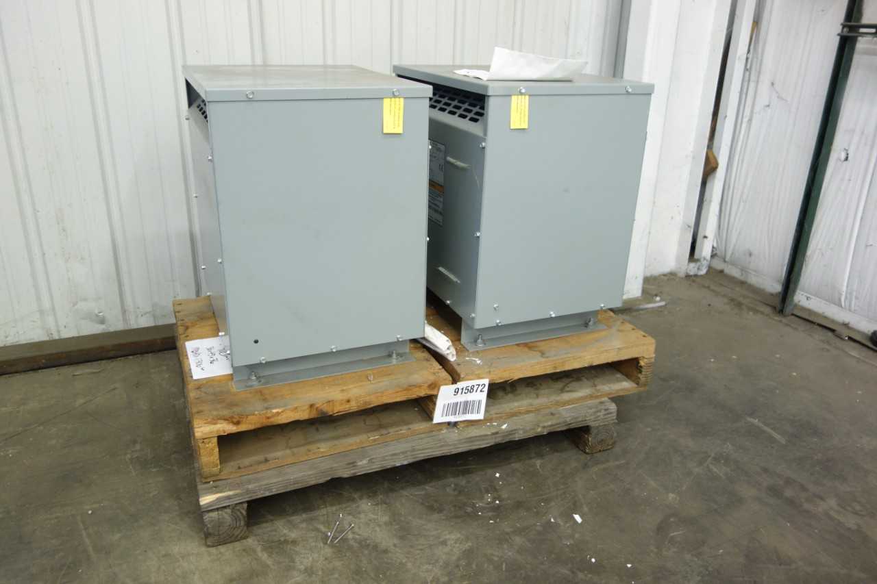 LOT OF 2 JEFFERSON ELECTRIC 423-6216-352 DRY TYPE TRANSFORMERS - CONTROL TRANSFORMERS