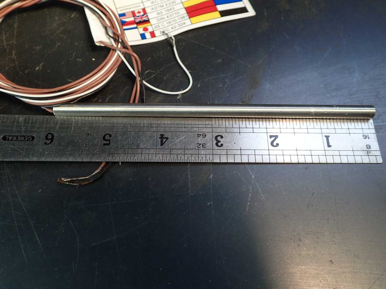 DME AFTC2162 Thermocouple Probe Heater: 240V, 350W, 5.75" Length, NEW! - ELECTRICAL COMPONENTS