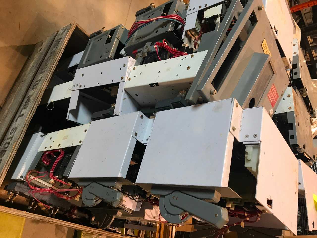 ALLEN BRADLEY MCC BUCKET SIZE 2 STARTER 50A BREAKER W/DOOR COVERS (QTY 24) - CIRCUIT BREAKERS