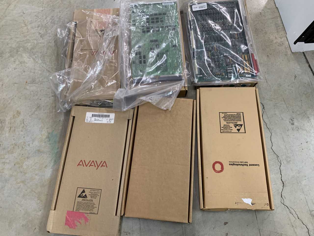 LOT OF NEW AVAYA CIRCUIT BOARDS - AUTOMATION & CONTROLS