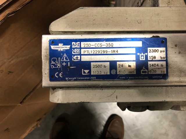 Cascade box clamp, model 25D-CCS-35Q, Nashville, TN - MISCELLANEOUS
