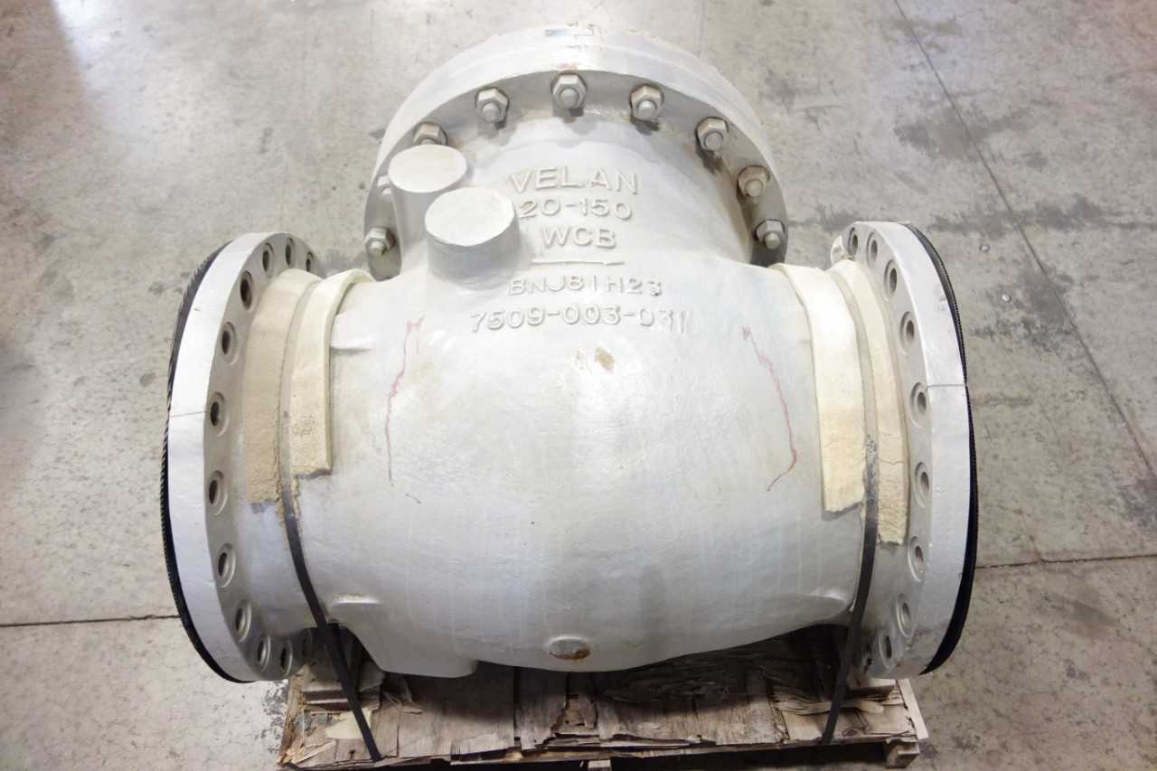 VELAN 20 IN FLANGED CHECK VALVE - CHECK VALVE