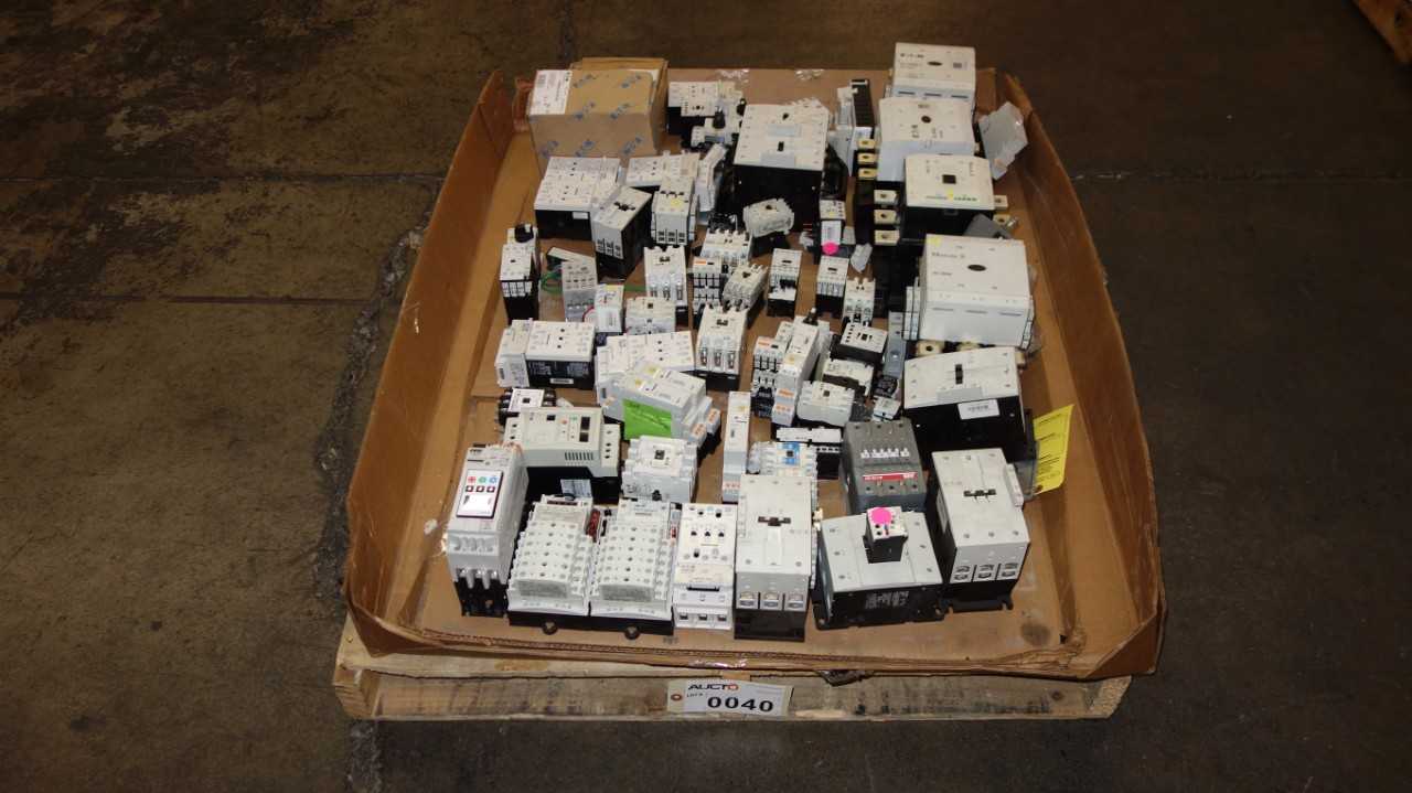 1 PALLET OF EATON / CUTLER HAMMER CONTACTORS, STARTERS - ELECTRICAL COMPONENTS