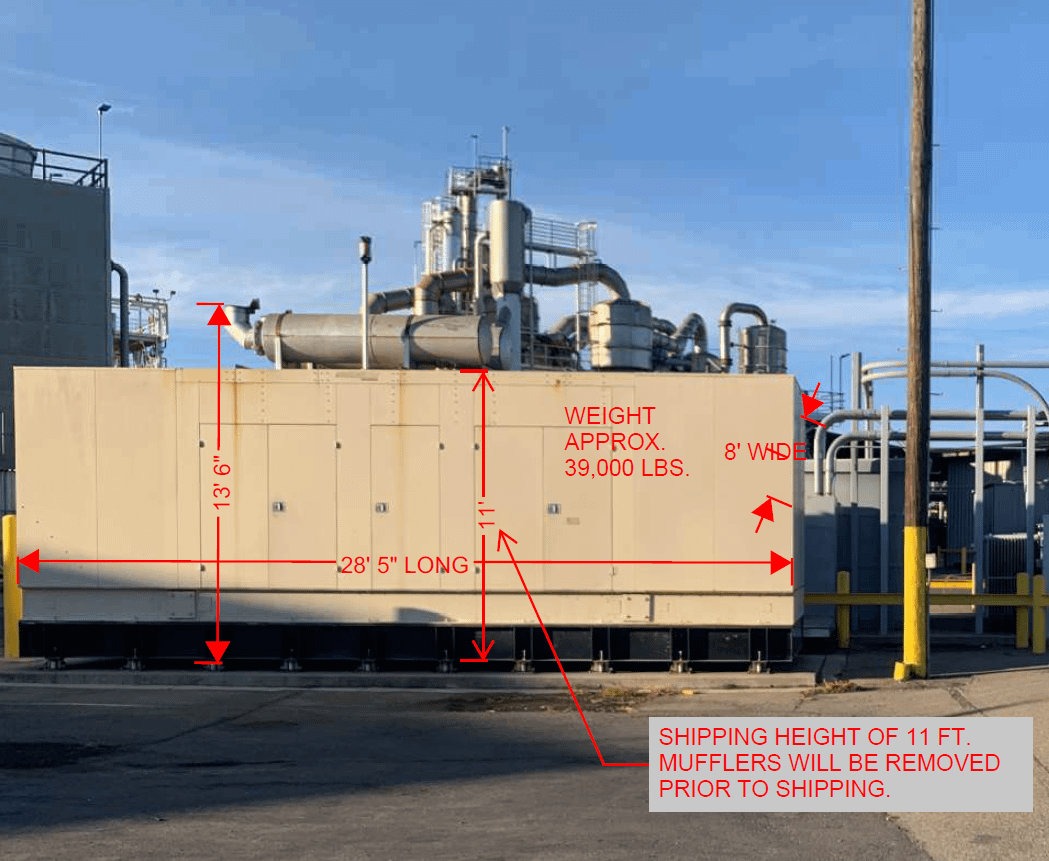 2001 Katolight Generator - 1,250KW - STANDBY POWER GENERATOR
