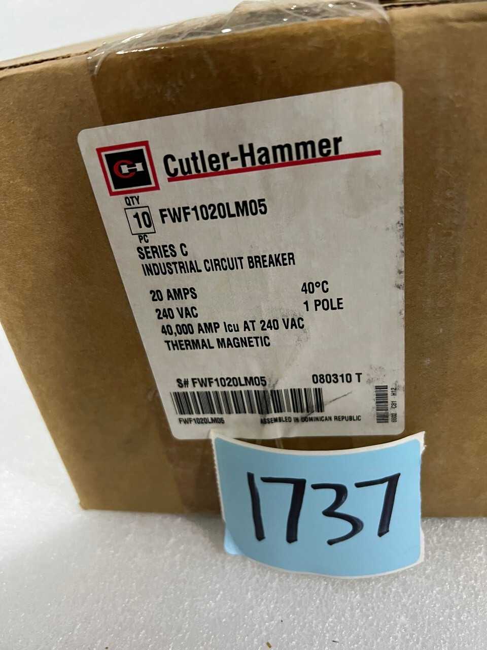 CIRCUIT BREAKER - CIRCUIT BREAKERS