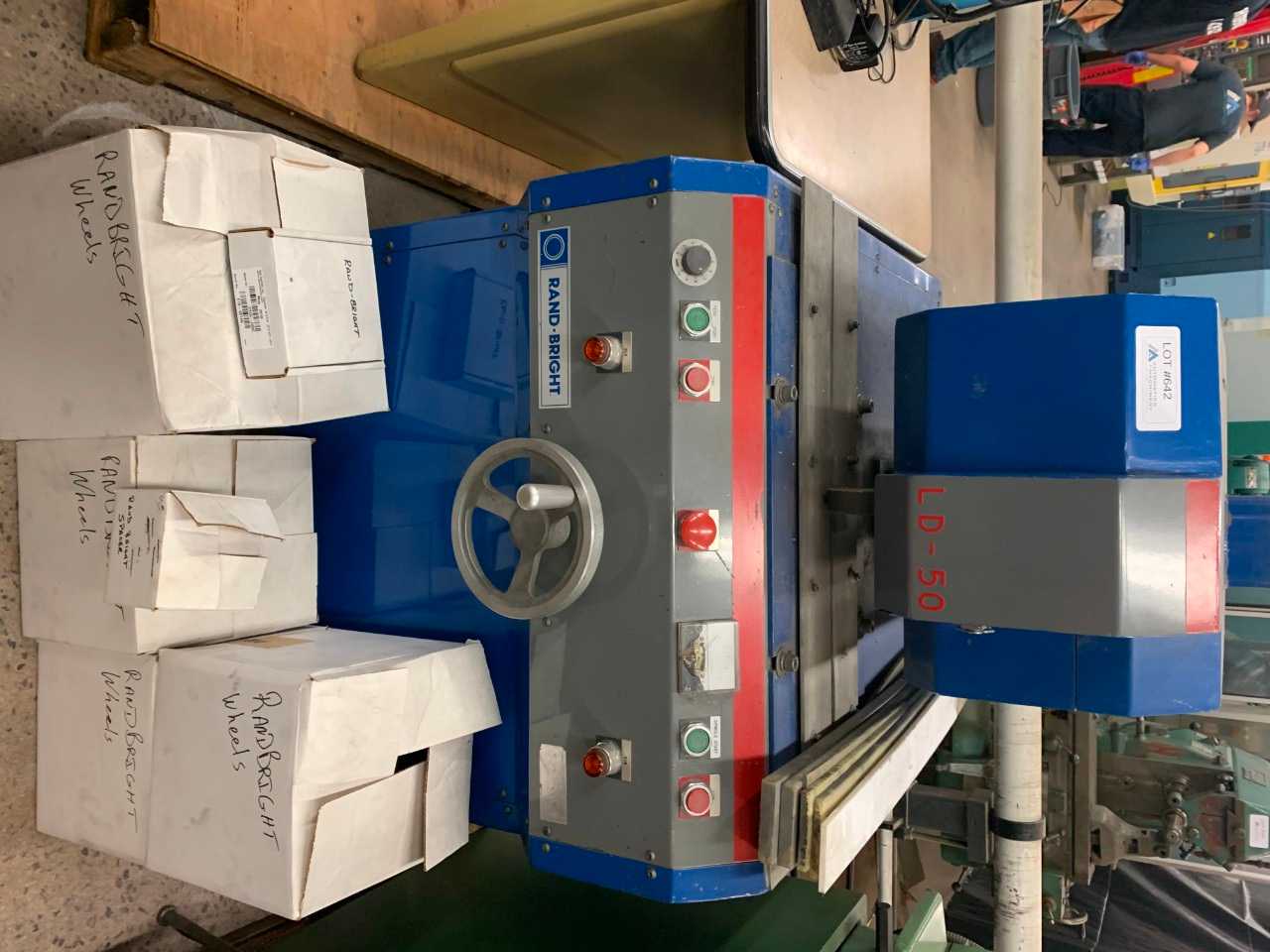 Rand Bright Centerless Polishing & Buffing Machine w/ Extra Wheels - POLISHING MACHINES