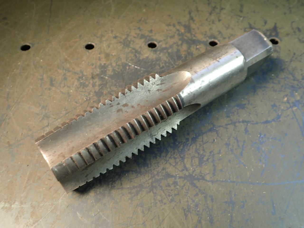 Standard Tool Co 1-1/2" -6 NC Hand Thread Tap 4-Flute 3" Long Flutes Made in USA - HOLEMAKING TOOLS