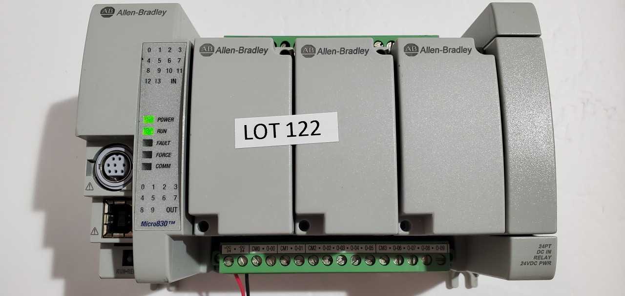 Allen Bradley Micro 830 2080-LC30-24QWB PLC - AUTOMATION & CONTROLS