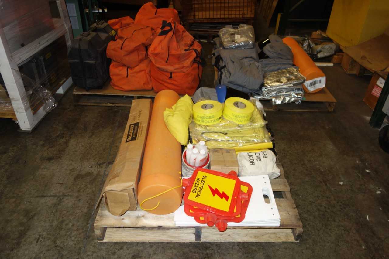 3 PALLETS OF PPE AND SAFETY EQUIPMENT - SAFETY EQUIPMENT