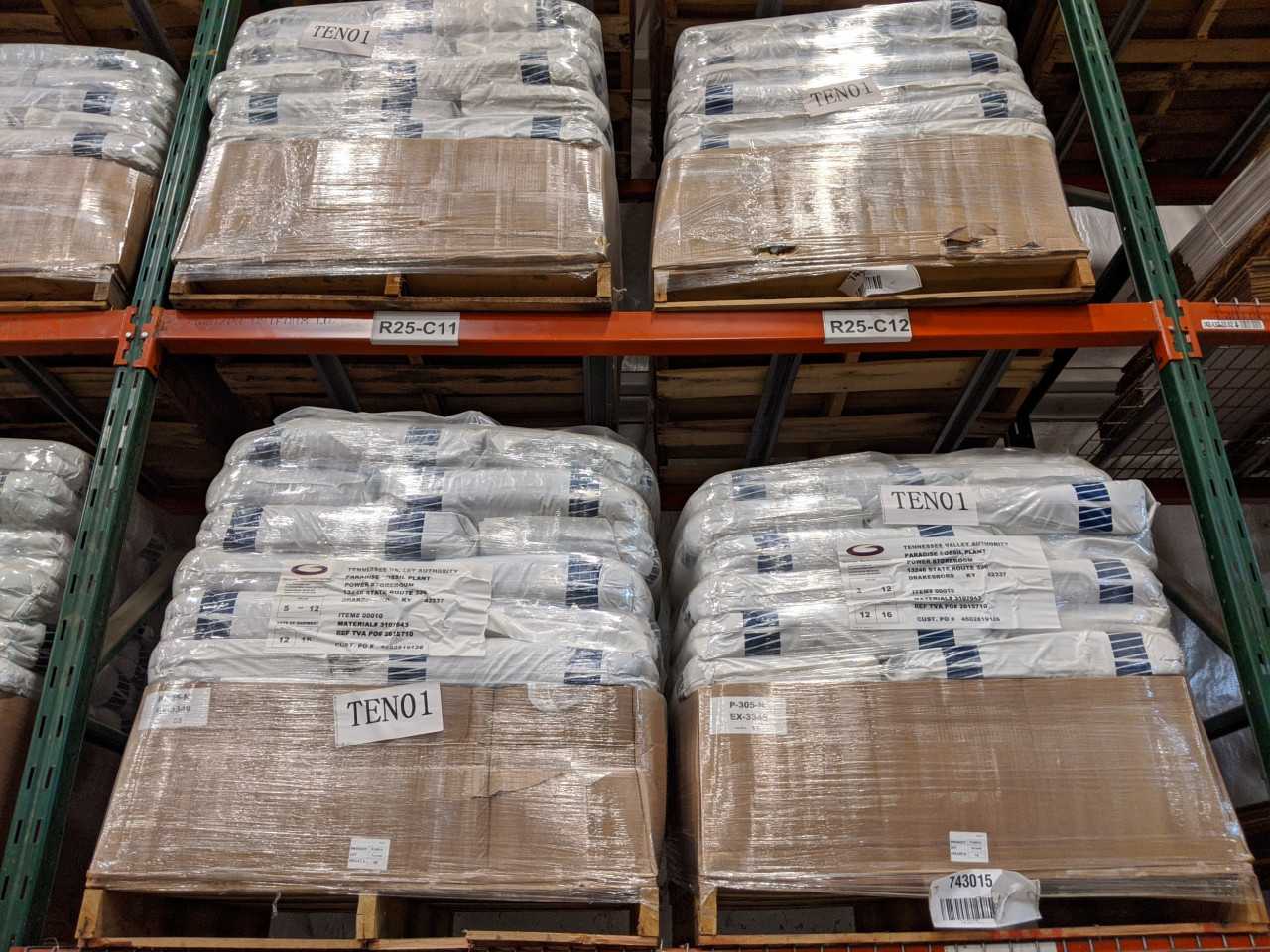 Lot of 10 Pallets of Ecodex P-305-N Powdered Exchange Resin - MISCELLANEOUS