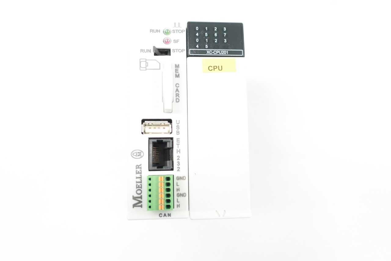 MOELLER XCCPU201EC256K8DI6DO CPU MODULE - AUTOMATION & CONTROLS MOELLER XCCPU201EC256K8DI6DO CPU MODULE - AUTOMATION & CONTROLS
