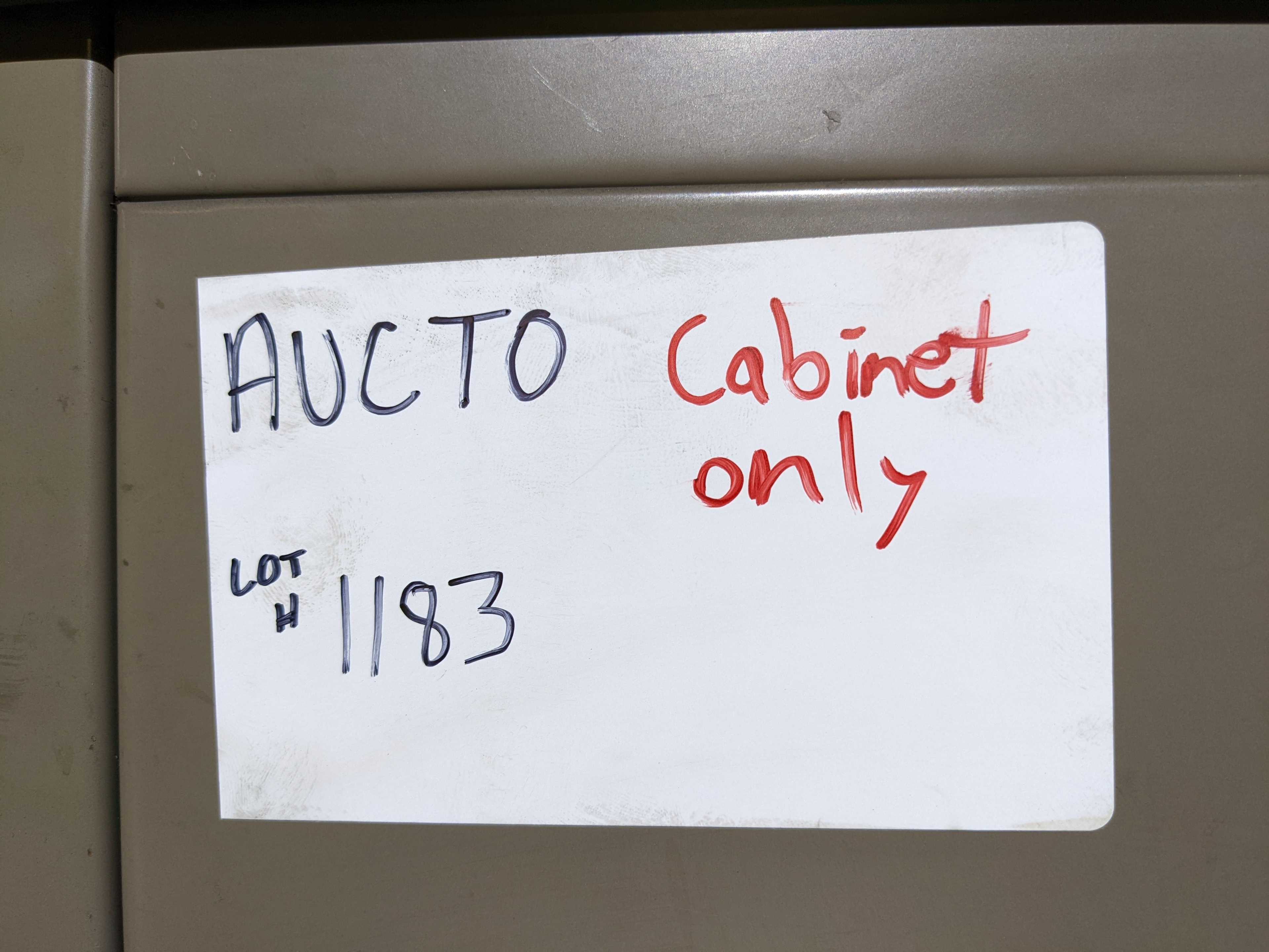 CABINET - TOOL STORAGE