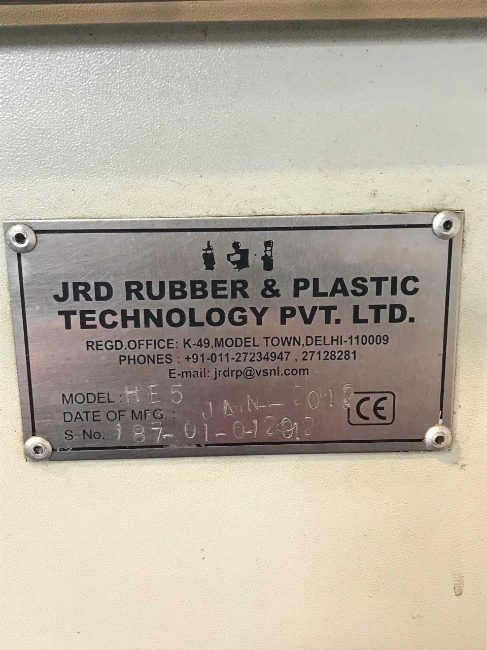 JRD Rubber & Plastic Moulding Press - PRESSES