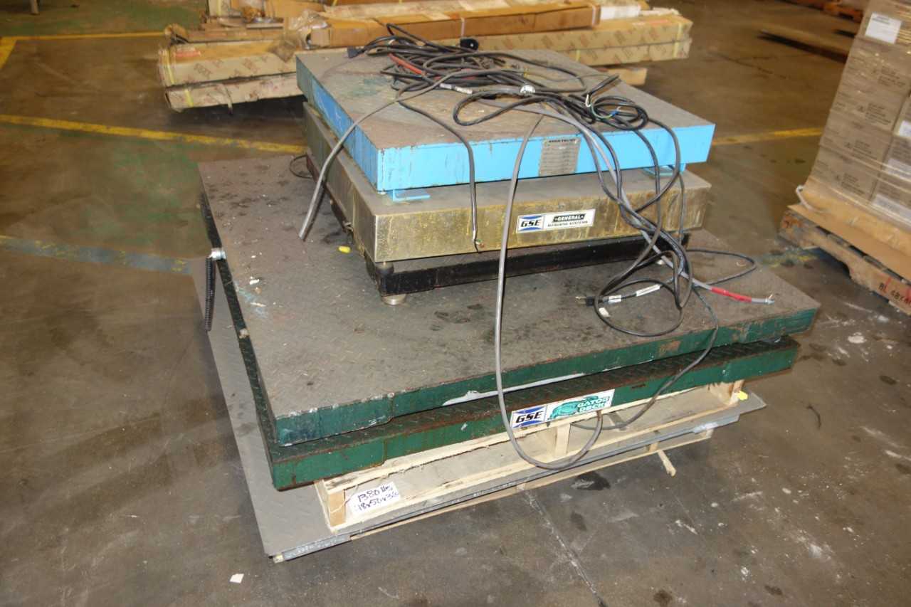 PALLET OF FLOOR SCALES - PLANT & FACILITY