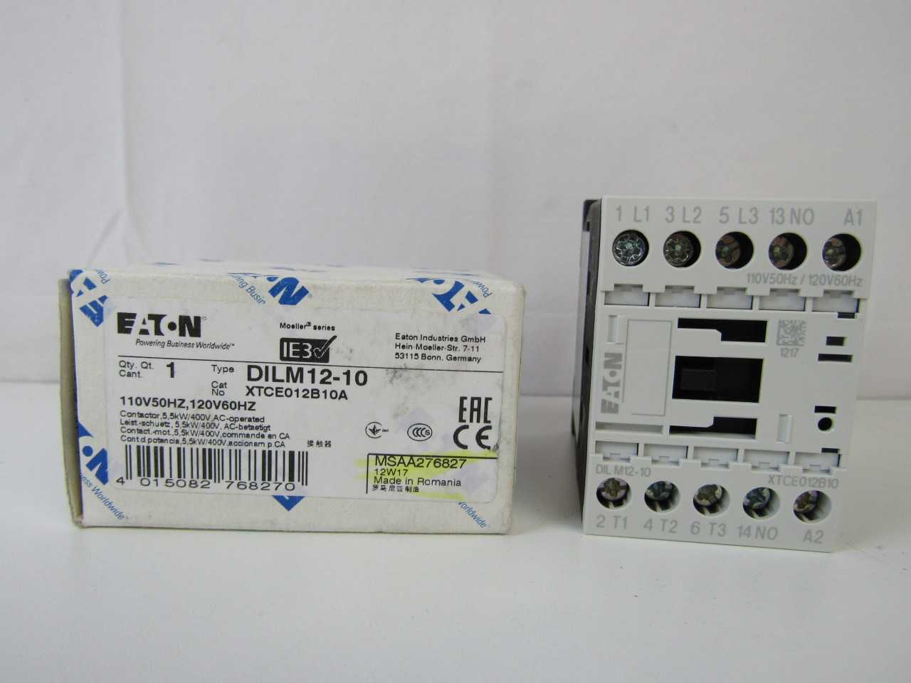 Quantity of 11x XTCE012B10A Contactors - CONTACTORS