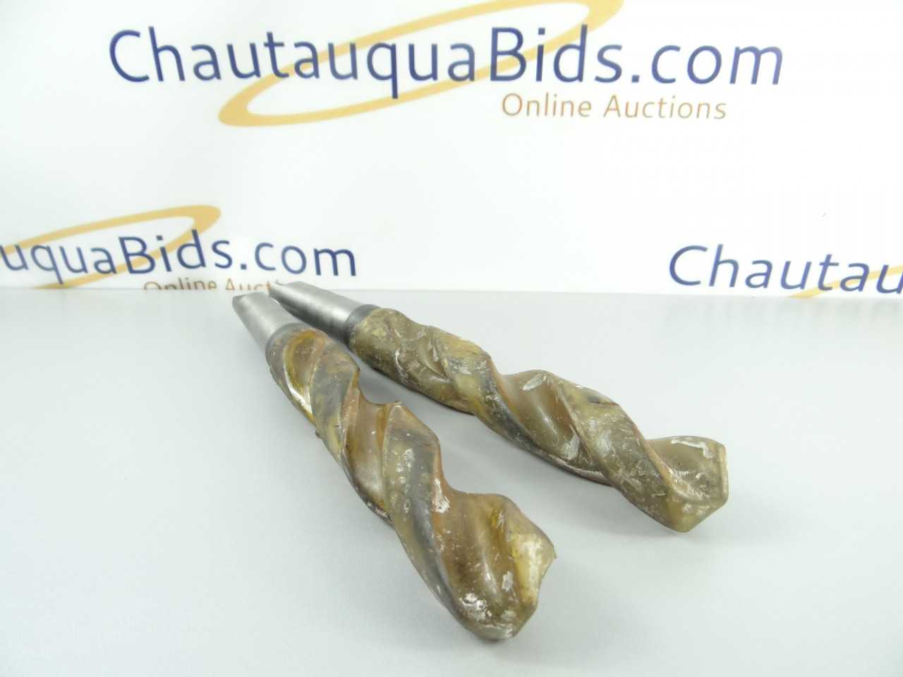 Pair of Freshly Sharpened HSS 4MT Extra Length Taper Shank Drills - MACHINING EQUIPMENT PARTS