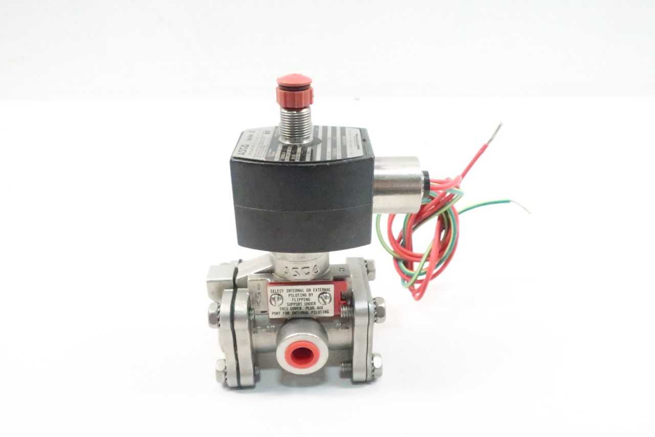 ASCO EV8316G381V RED-HAT II SOLENOID VALVE 24V-DC 1/4IN NPT - SOLENOID VALVE