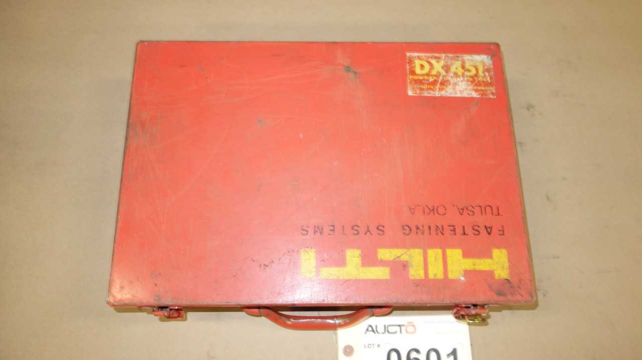 HILTI DX 451 PISTON DRIVE TOOL KIT - PNEUMATIC POWER TOOL