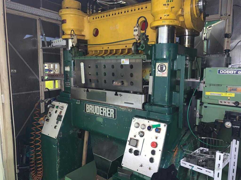 Bruderer 60T High Speed Press with NC Feeder - PRESSES