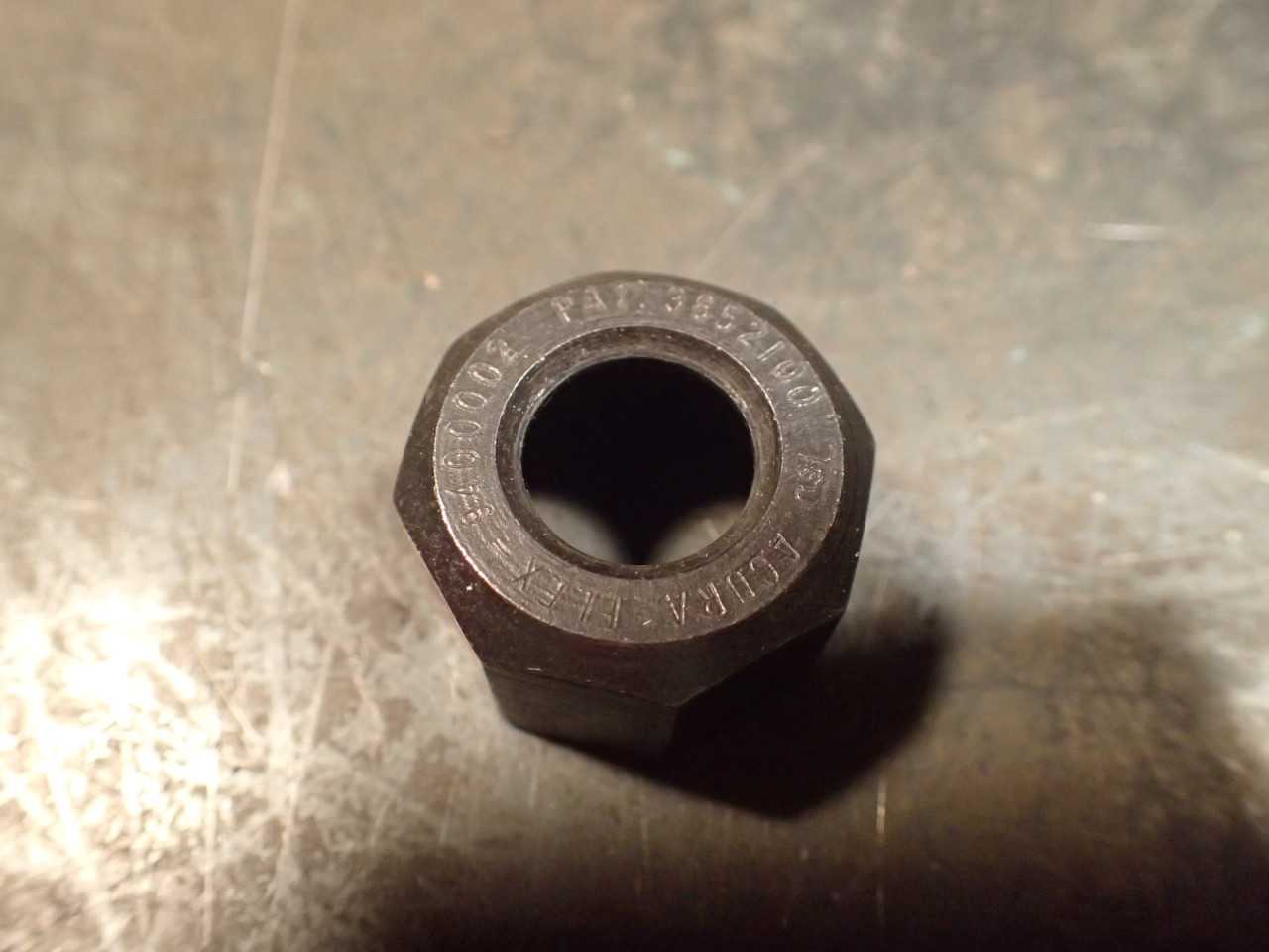 TSD 3/8" Acura-Flex 9400002 Collet Retention Nut, Used in Good Condition - HOLEMAKING TOOLS