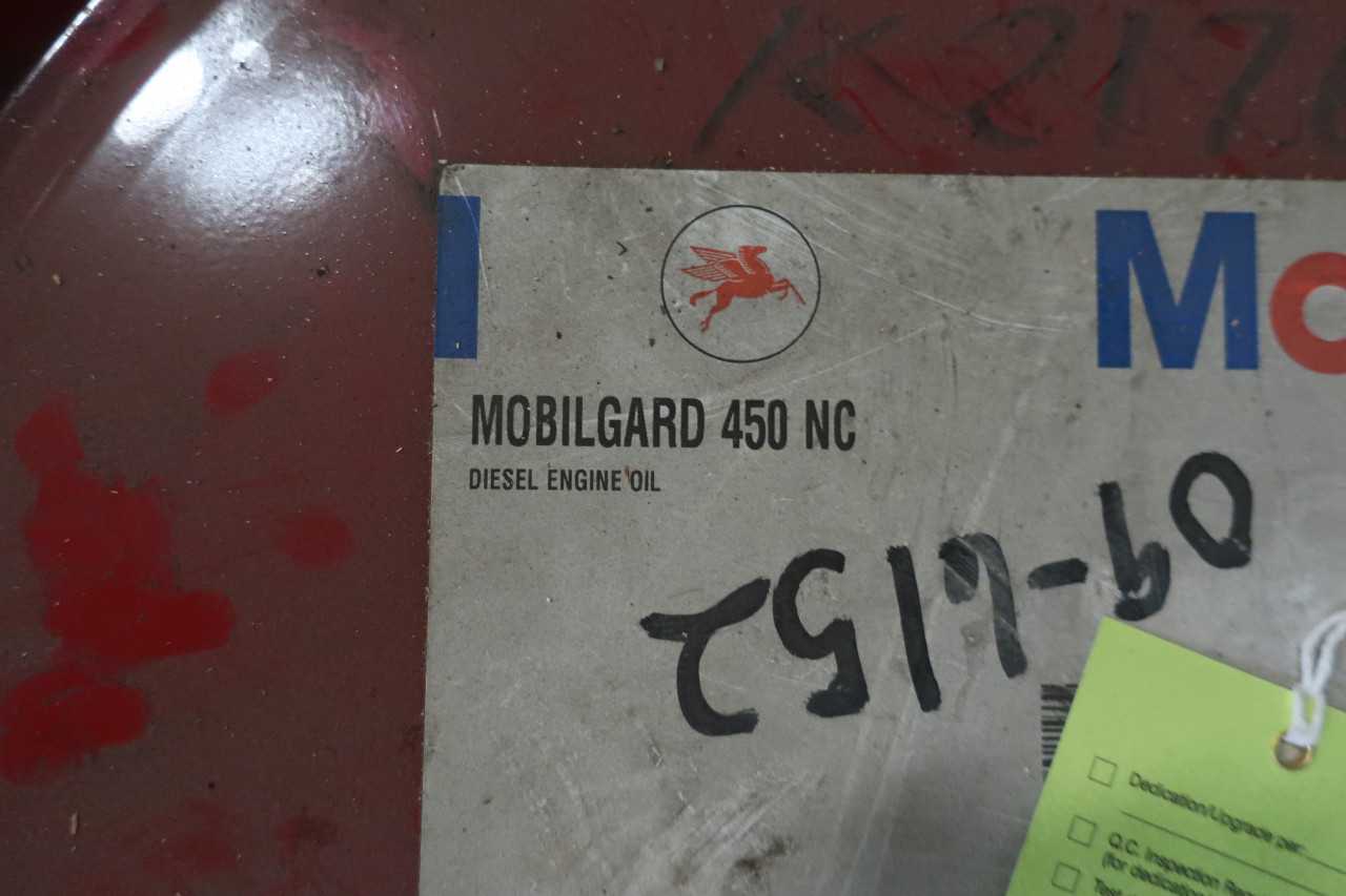 LOT OF 4 55GAL DRUMS OF MOBILE DIESEL ENGINE OIL MOBILGARD 450 NC - MISCELLANEOUS