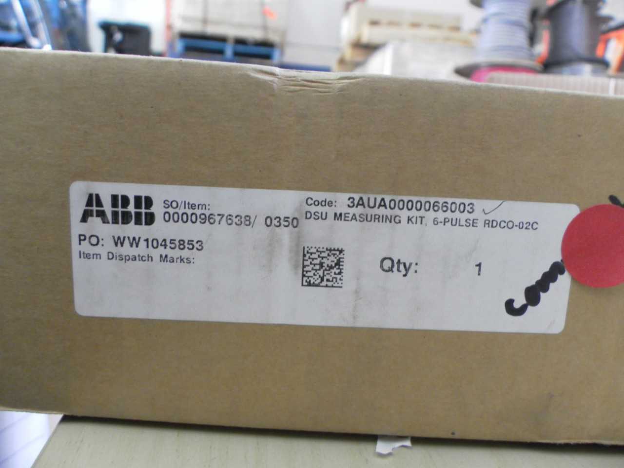 ABB Measuring Kit 3aua0000066003 ( DSU MEASURING KIT 6-PLUSE -RDCO-02C - ELECTRIC POWER TOOLS