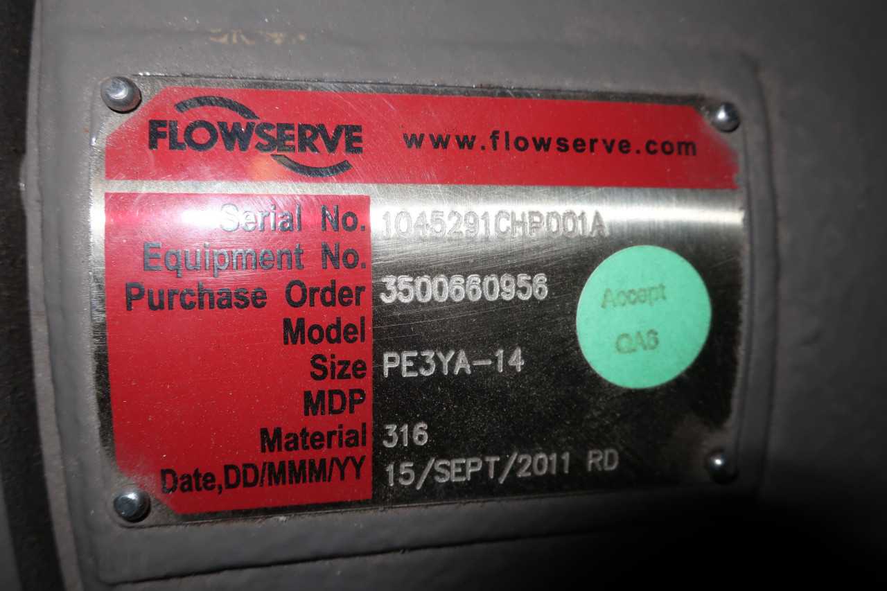DURCO PE3YA-14 PUMP - PUMPS