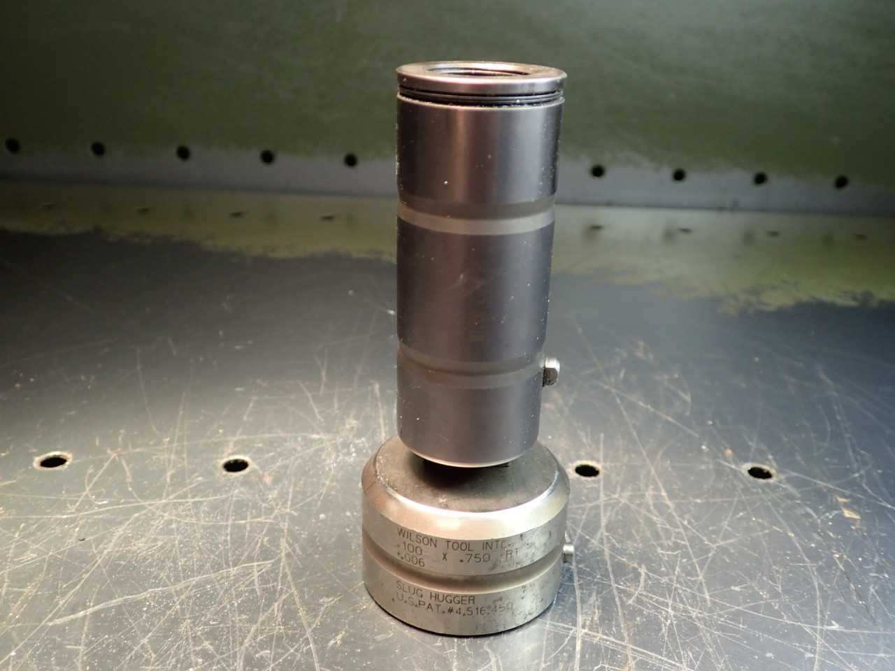 Wilson .100" x .750" +.006" Rectangular Turret Press Punch & Die Set 1-7/8" Base - MACHINING ACCESSORIES & TOOLING