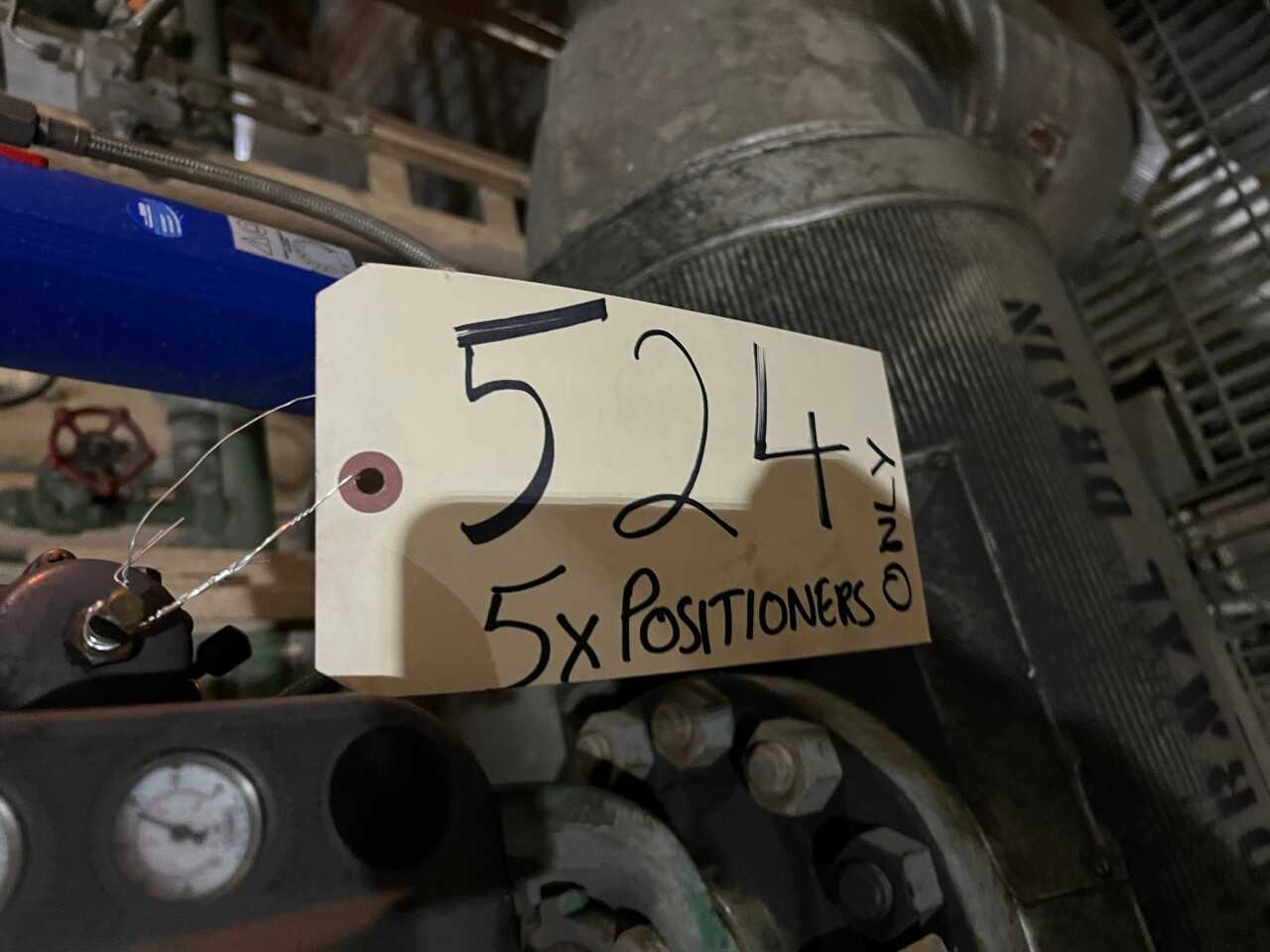 5x Fisher DVC Fieldvue valve positioners - CONTROL VALVE