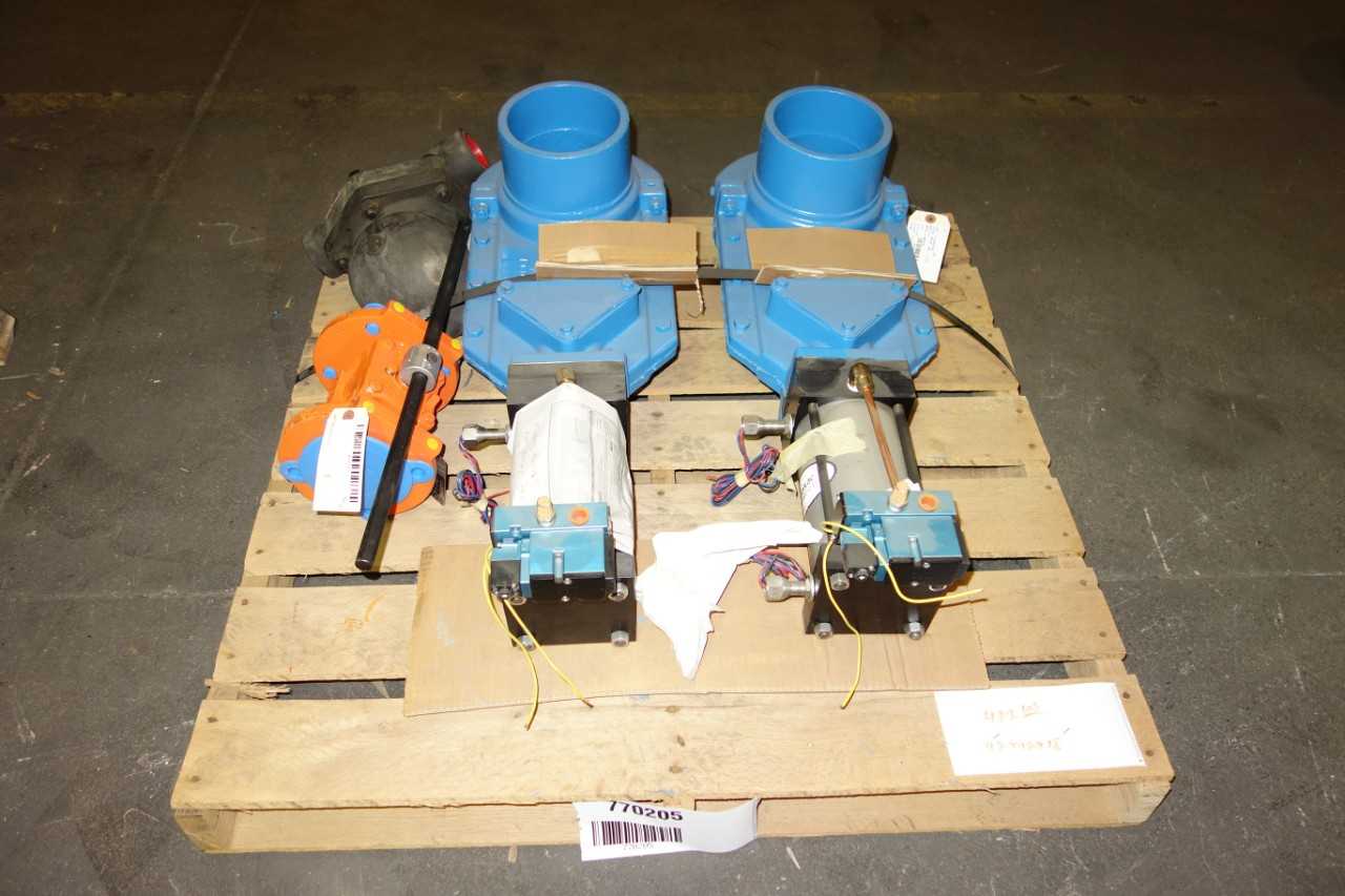 LOT OF 4 ASSORTED VALVES ASH A-SN061D210X SPIRAX SARCO XOMOX - VALVES