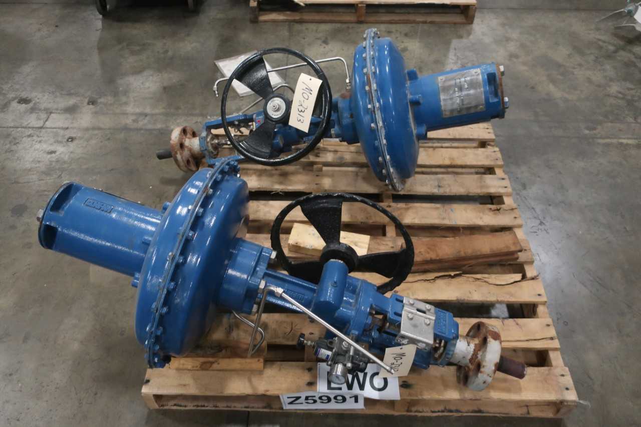 LOT OF 2 WIER CONTROL VALVES BV990/RARBKB5NB 50MM - CONTROL VALVE