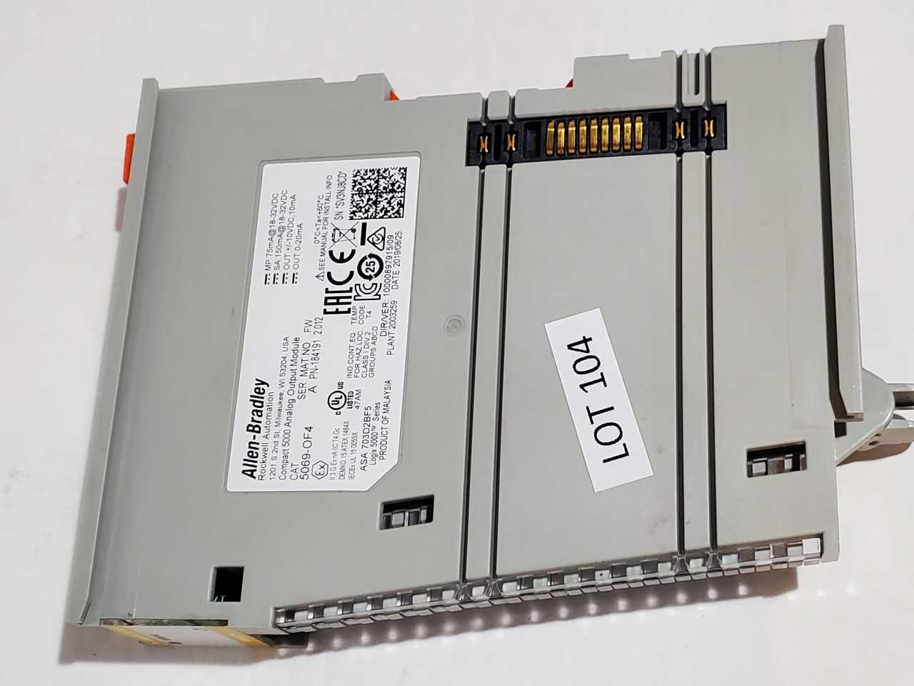 Allen Bradley Compact I/O 5069-OF4 - AUTOMATION & CONTROLS