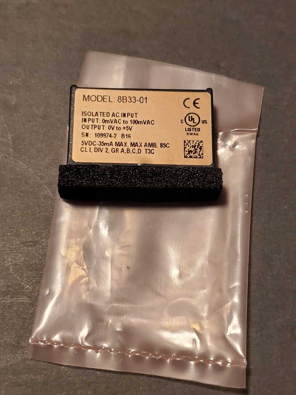 Dataforth 8B33-01 Isolated True RMS Input Modules - AUTOMATION & CONTROLS