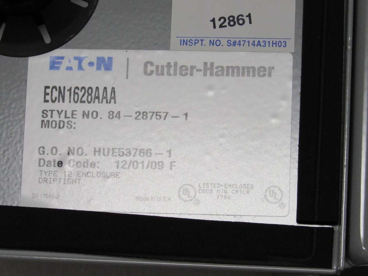 Eaton Combination Starter w/ Disconnect - MOTOR STARTERS