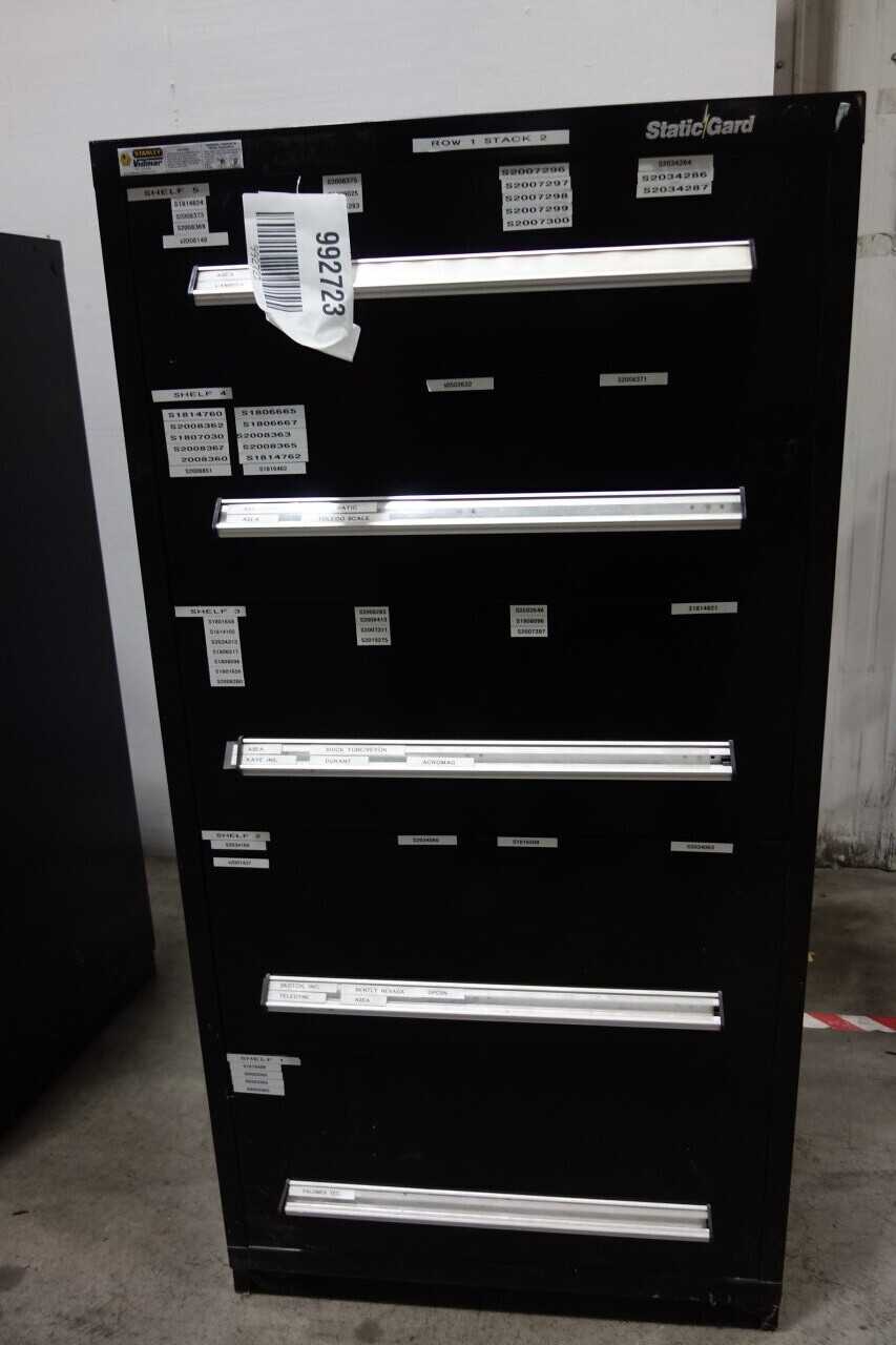 STANLEY VIDMAR STATICGARD 5 DRAWER CABINET - TOOL STORAGE